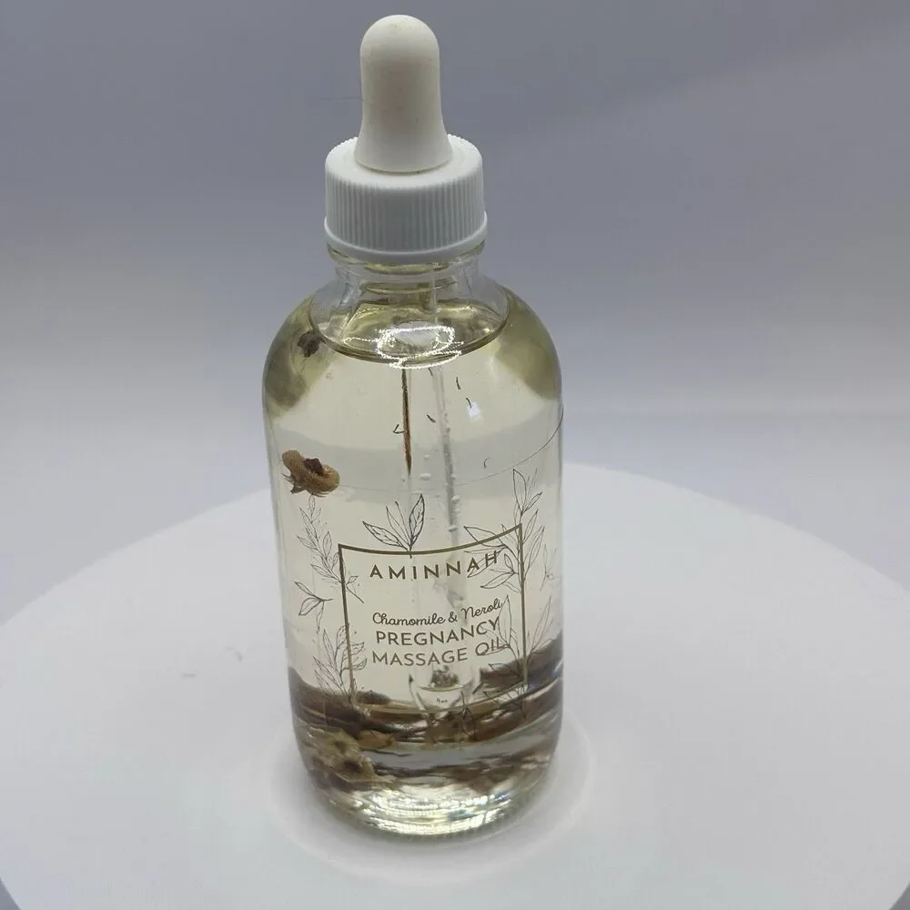 Aminnah 2020 Chamomile & Neroli Pregnancy Massage Oil New